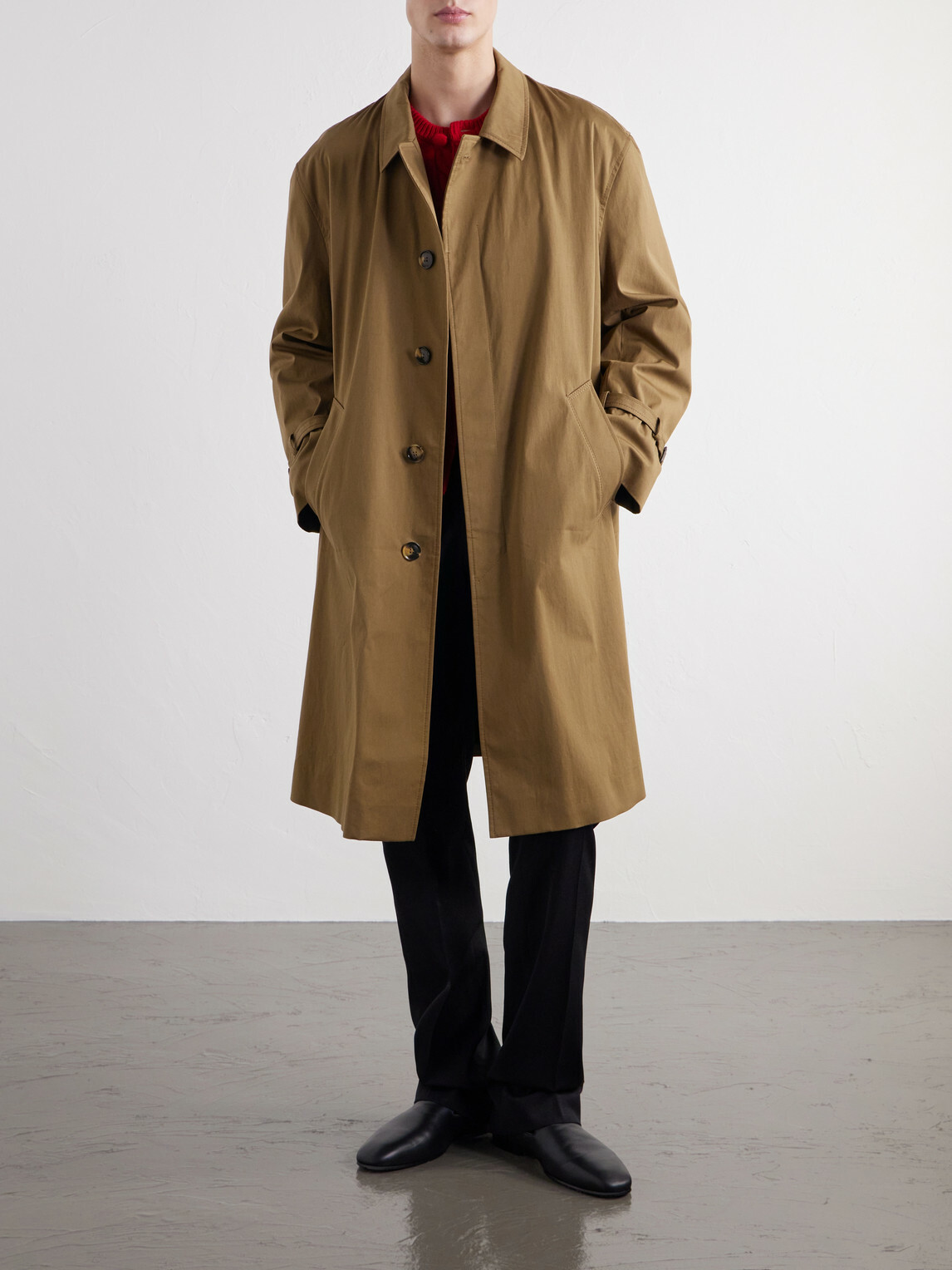 TOTEME - Cotton-Blend Trench Coat - Brown