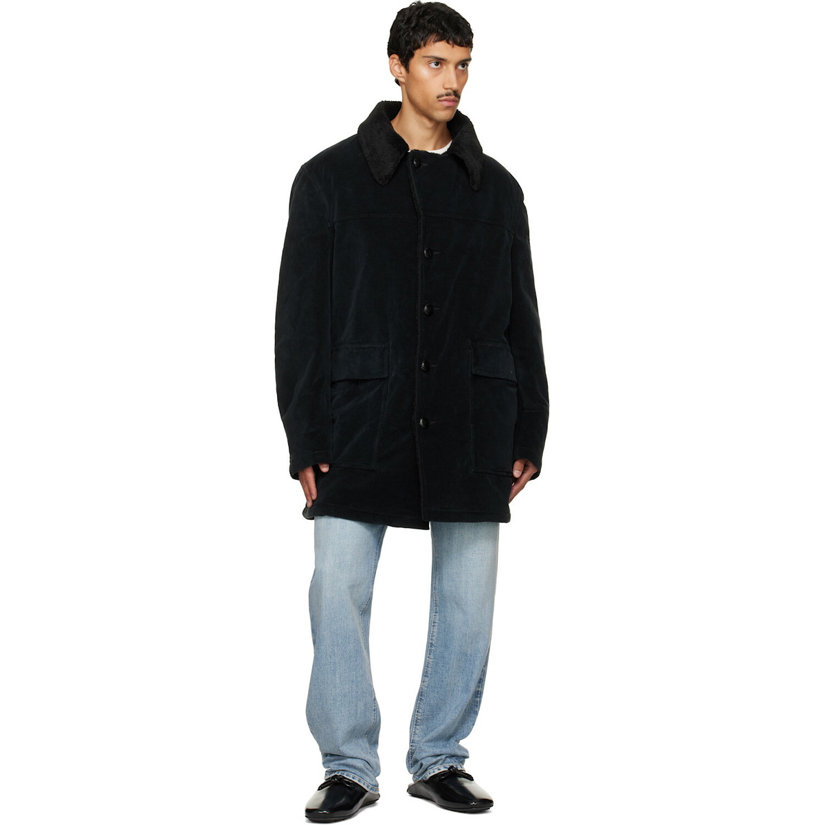 Maison Margiela Blue Straight-Leg Jeans