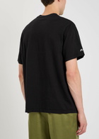 Malbon Bermuda Logo-print Cotton T-shirt Black