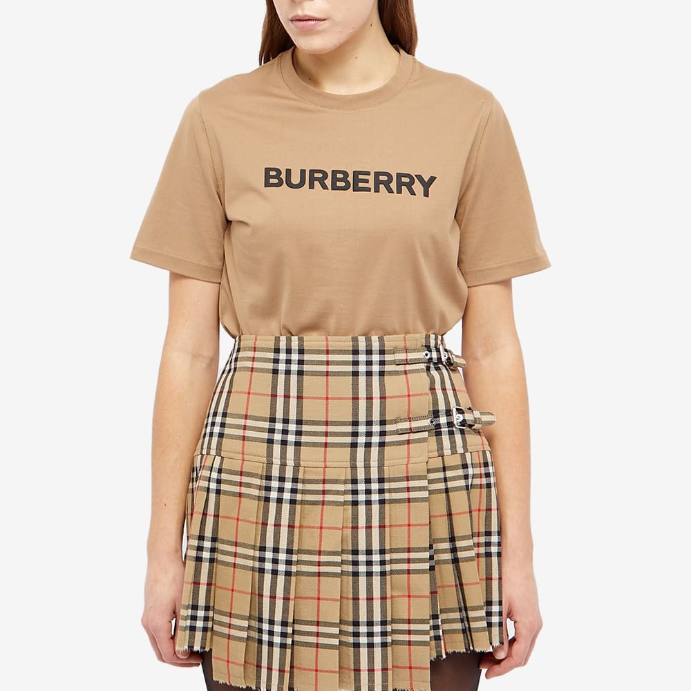 Burberry Women's Margot Logo T-Shirt in Camel Burberry