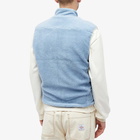 Checks Downtown Men's Alpine Fleece Vest in Sky Blue