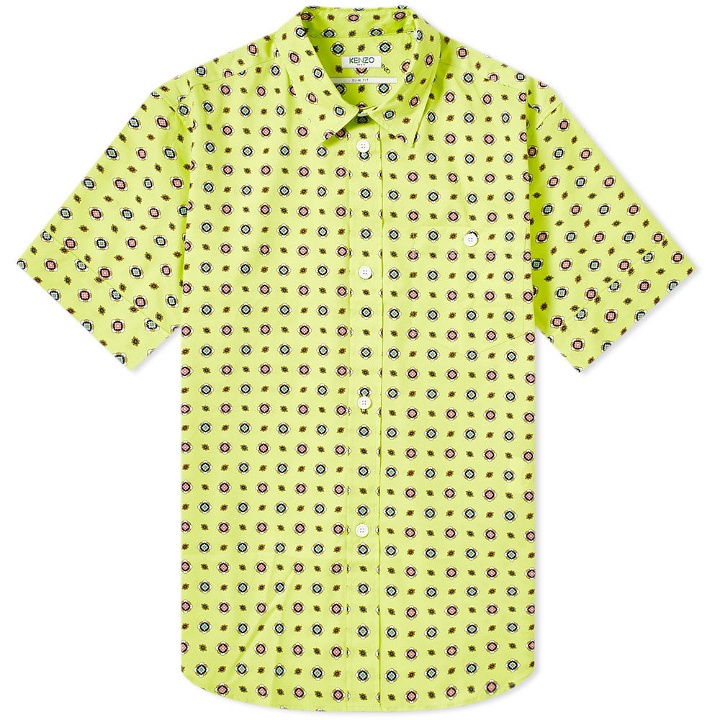 Photo: Kenzo Short Sleeve Geometric Shirt Lemon