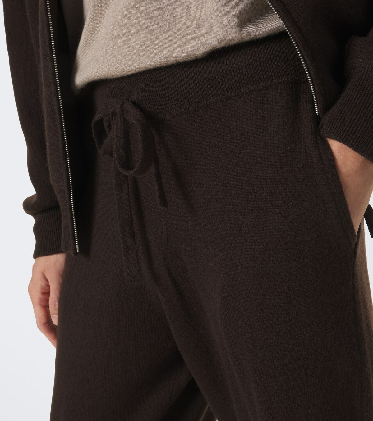 Allude Wool and cashmere sweatpants