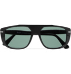 PERSOL - D-Frame Acetate Sunglasses - Black