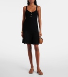 Gucci Waffle-knit cotton-blend minidress