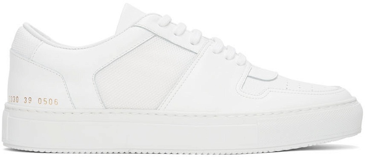 Photo: Common Projects White Decades Low Sneakers