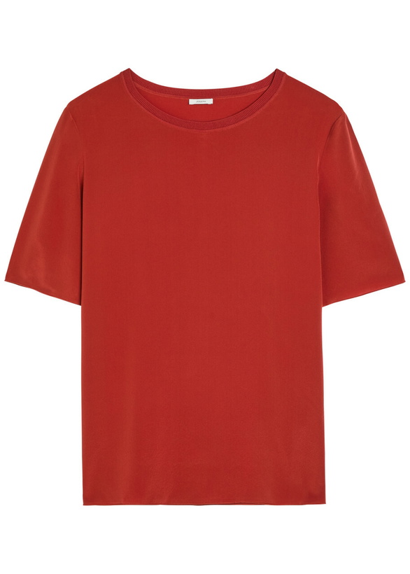 Photo: Joseph Rubin Silk T-shirt Red