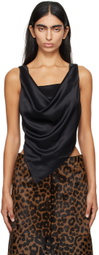 Nanushka Black Petra Tank Top