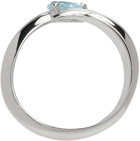Alan Crocetti SSENSE Exclusive Silver Topaz Shard Ring