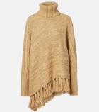 Goldbergh Asymmetric turtleneck wool-blend sweater