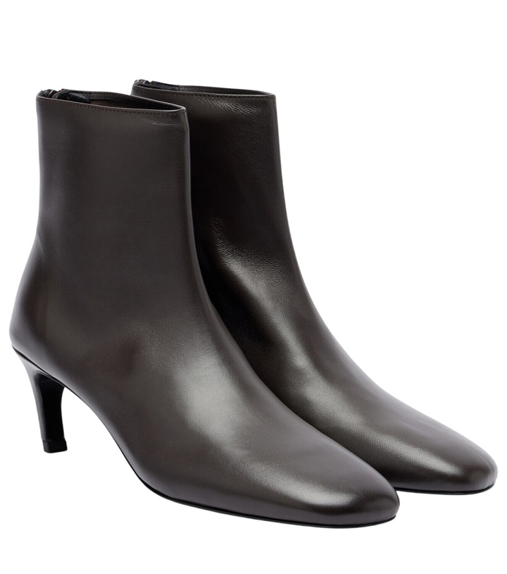 Photo: Toteme Leather ankle boots