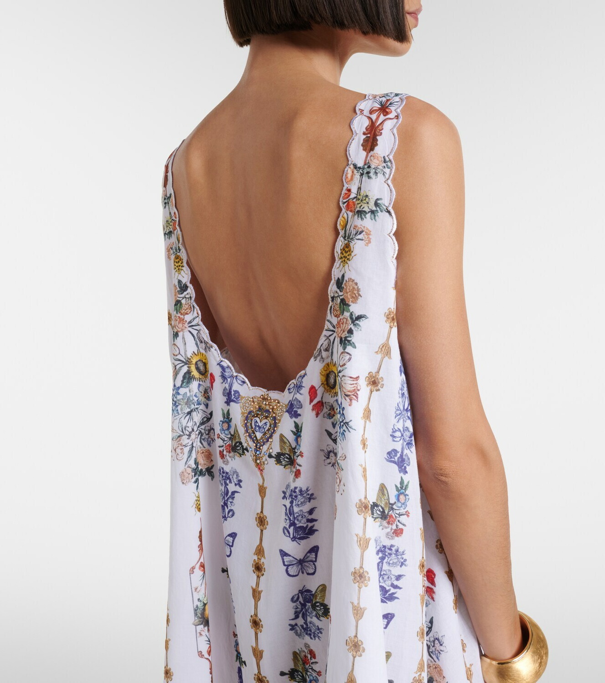 Camilla Printed cotton minidress