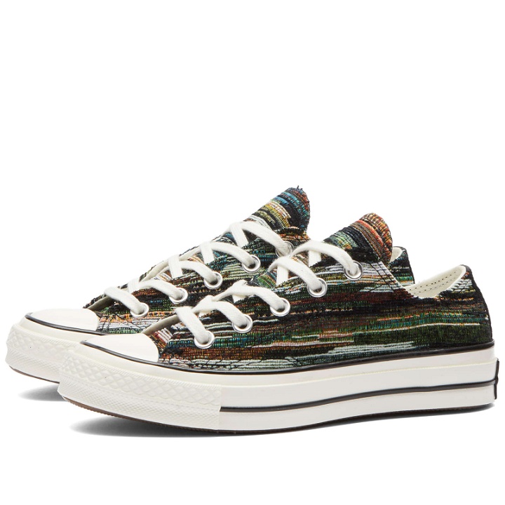 Photo: Converse Chuck Taylor 1970s Ox Sneakers in Egret/Black
