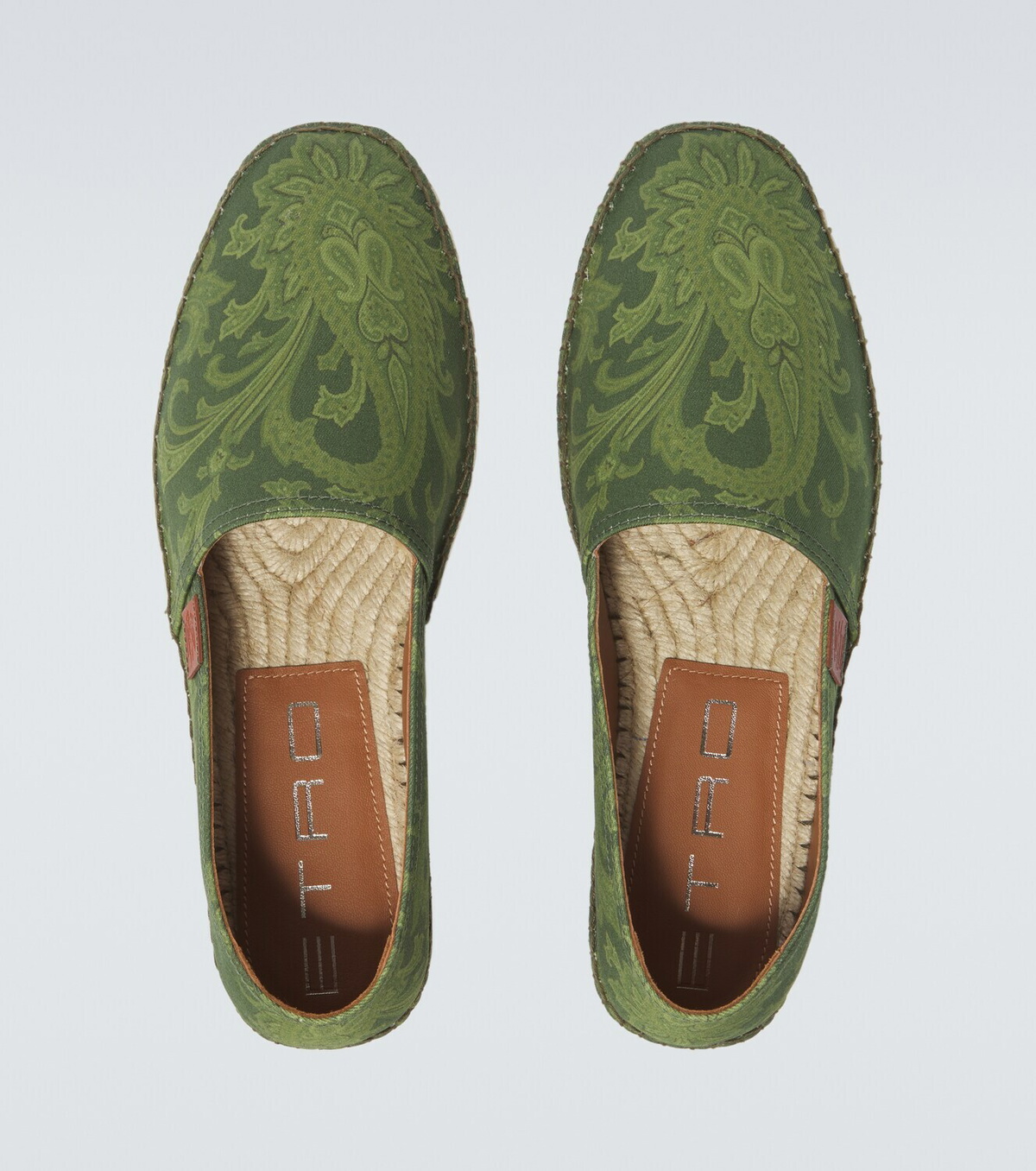 Etro Paisley gabardine espadrilles