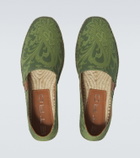 Etro Paisley gabardine espadrilles