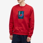 By Parra Men's The Great Goose Sweatshirt in Beet Red