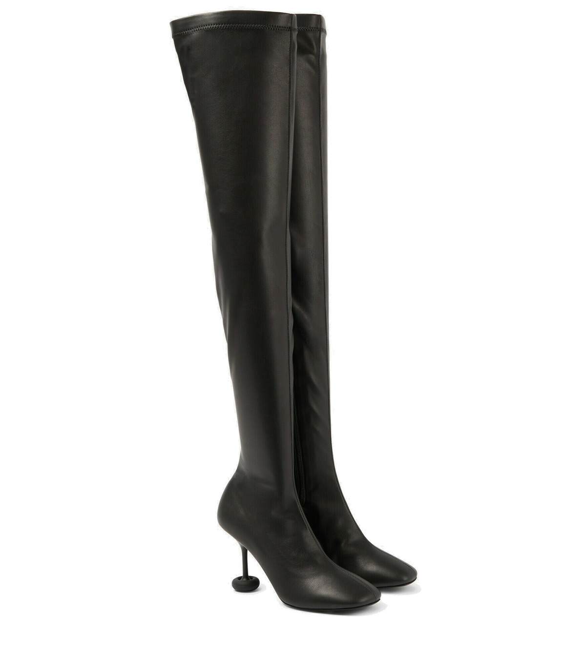 ロングブーツ Stella Mccartney Chocolate mesh Stella 100 boots P00814512.jpg