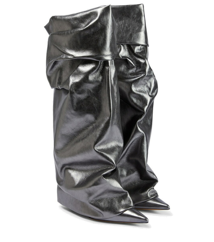 Photo: Alexandre Vauthier Ruched leather boots