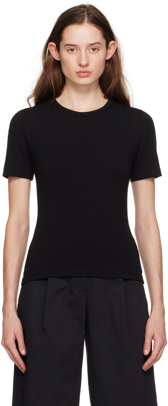 Matteau Black Fitted T-Shirt