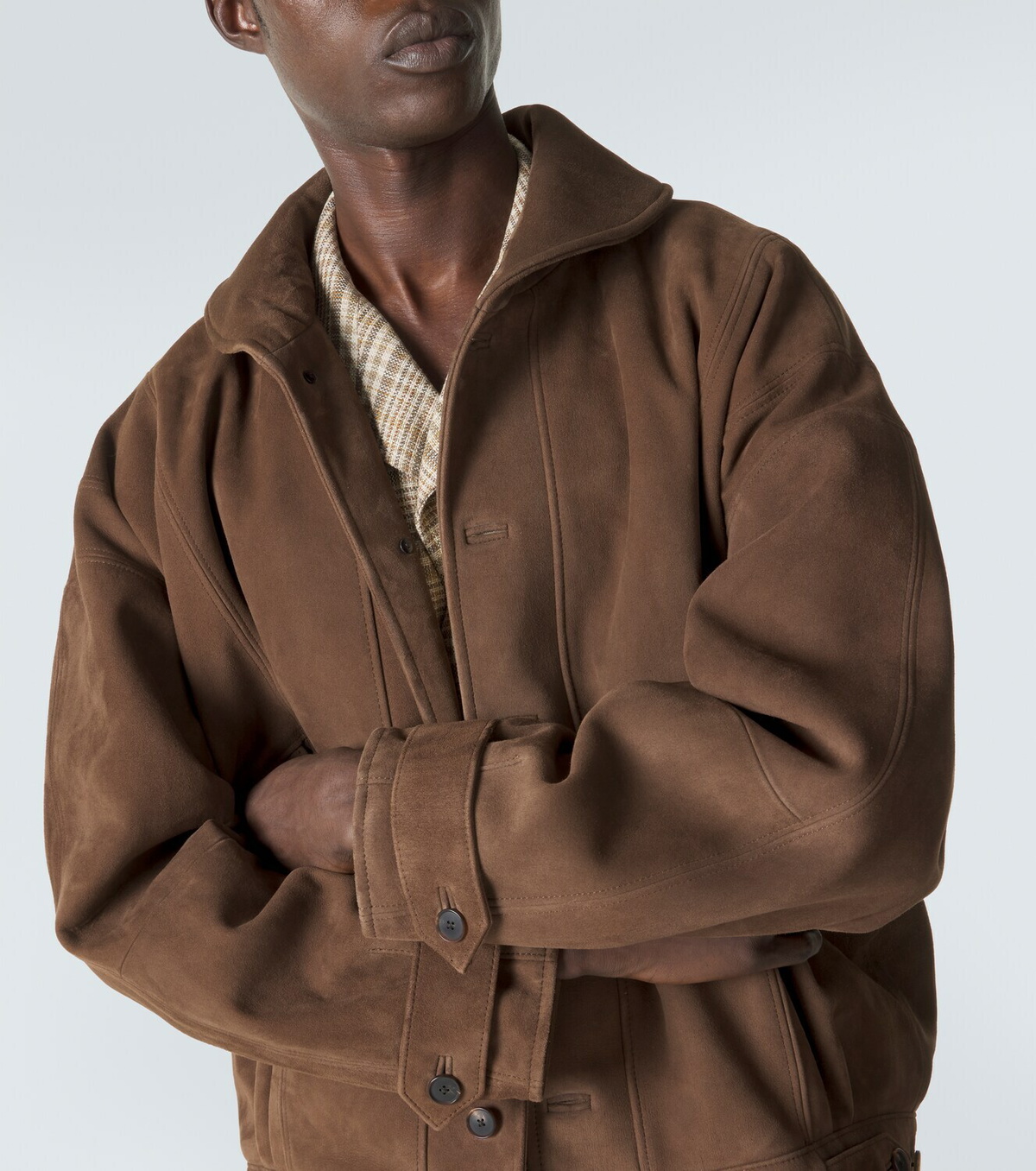 Auralee Suede blouson jacket