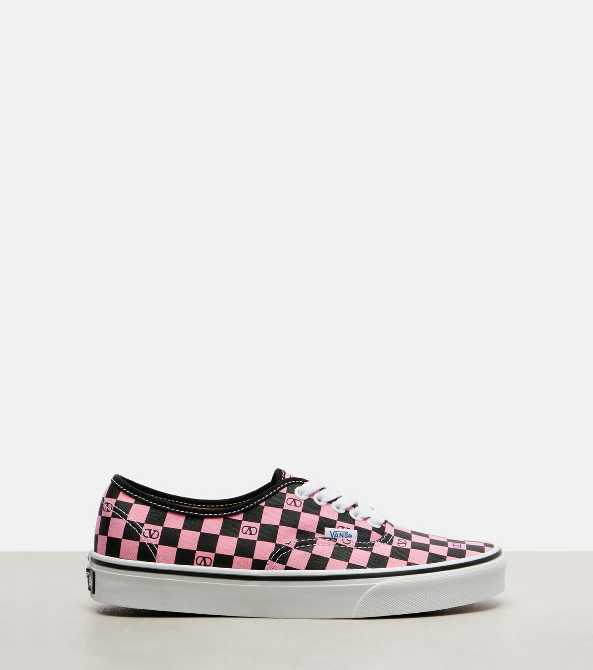 Valentino Garavani and Vans VLogo checked sneakers