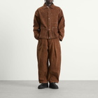 Story mfg. Men's Canvas Sot Jacket in Brown Wonky-Wear