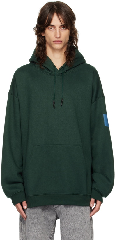 Photo: N.Hoolywood Green Drawstring Hoodie