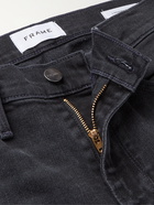 FRAME - L'Homme Slim-Fit Stretch-Denim Jeans - Black