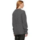 Tibi Grey Alpaca Airy Sweater