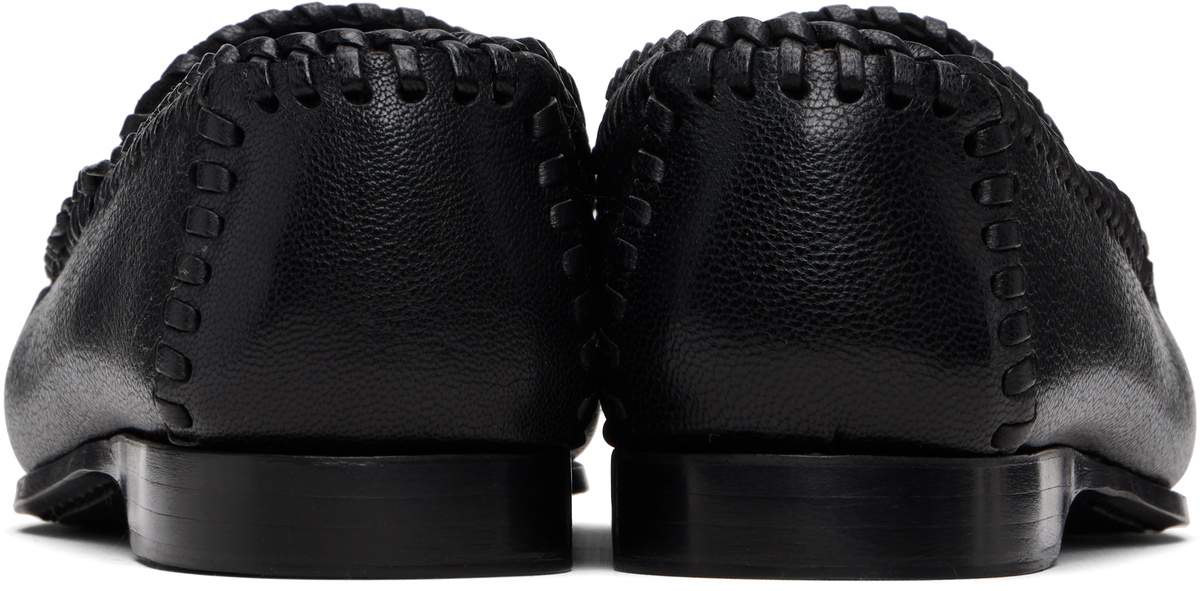 HEREU Black Sastre Supple Shiny Loafers