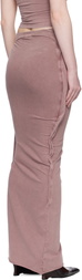 Ottolinger Pink Slitted Maxi Skirt