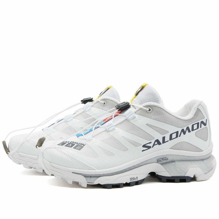 Photo: Salomon XT-4 OG Sneakers in White/Ebony/Lunar Rock