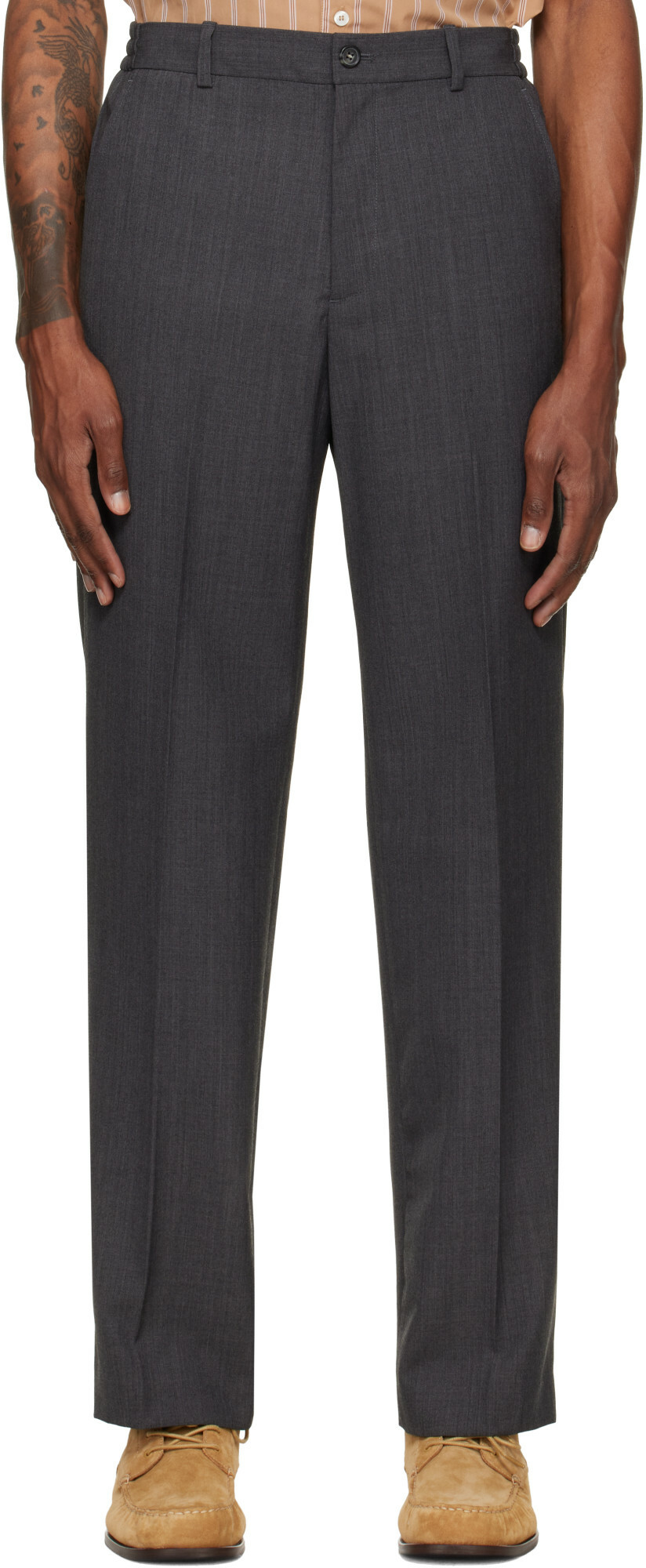 A.P.C. Gray Dylan Trousers