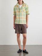 God's True Cashmere - Straight-Leg Linen-Twill Shorts - Brown
