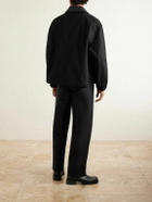Jil Sander - Straight-Leg Cotton Trousers - Black