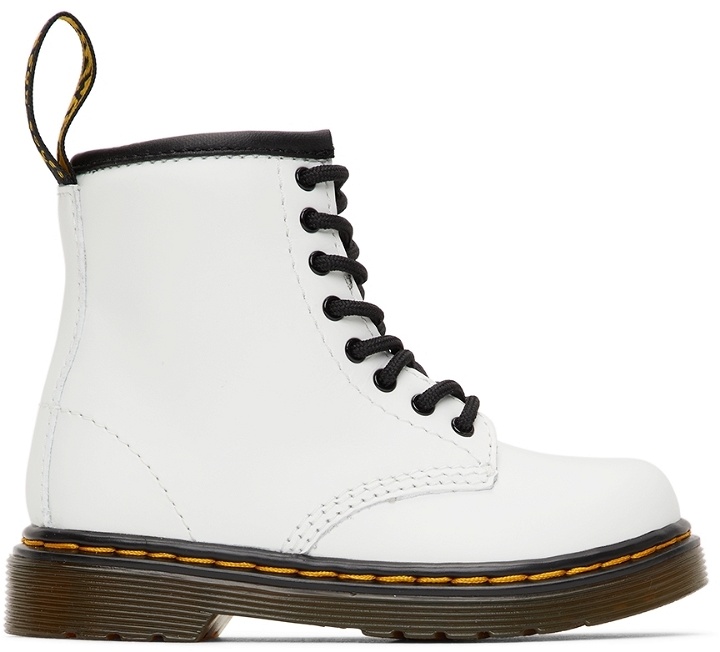 Photo: Dr. Martens Baby White 1460 T Boots