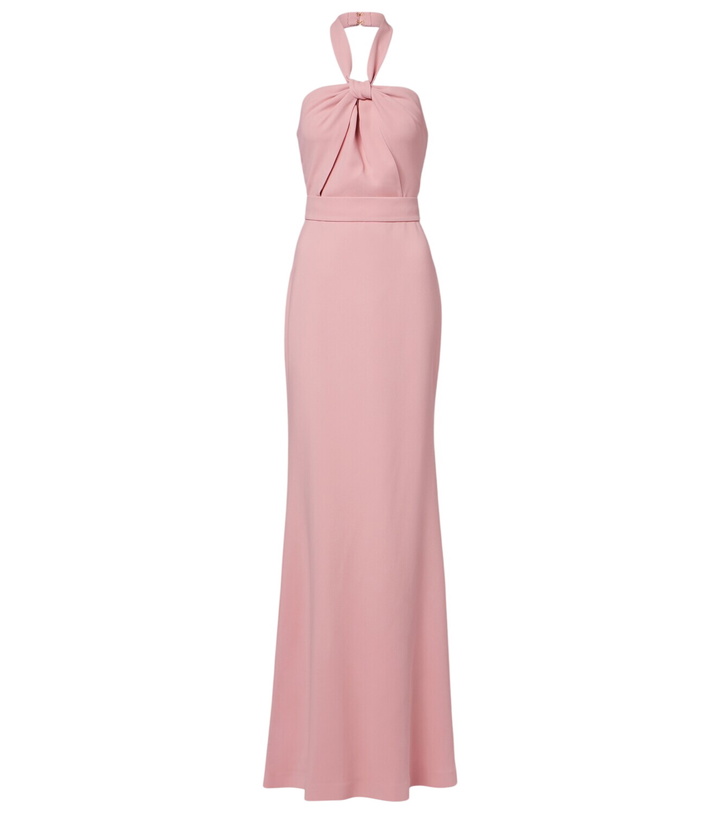 Photo: Elie Saab Halterneck cady gown