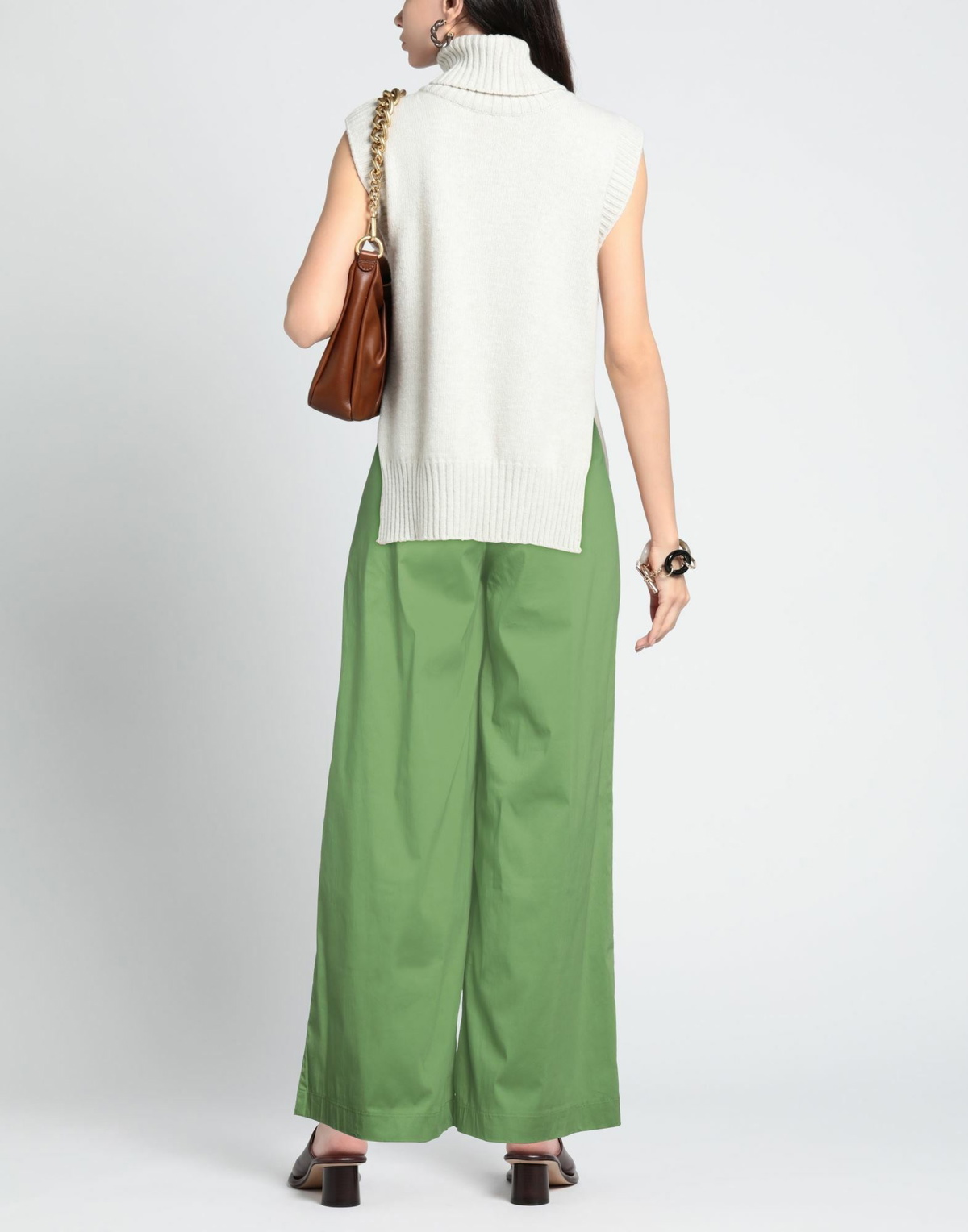 Jijil Womens Pants in Green