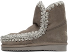 Mou Grey 18 Ankle Boots