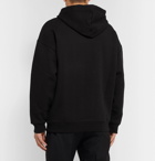 Givenchy - Glow-in-the-Dark Logo-Print Loopback Cotton-Jersey Hoodie - Black