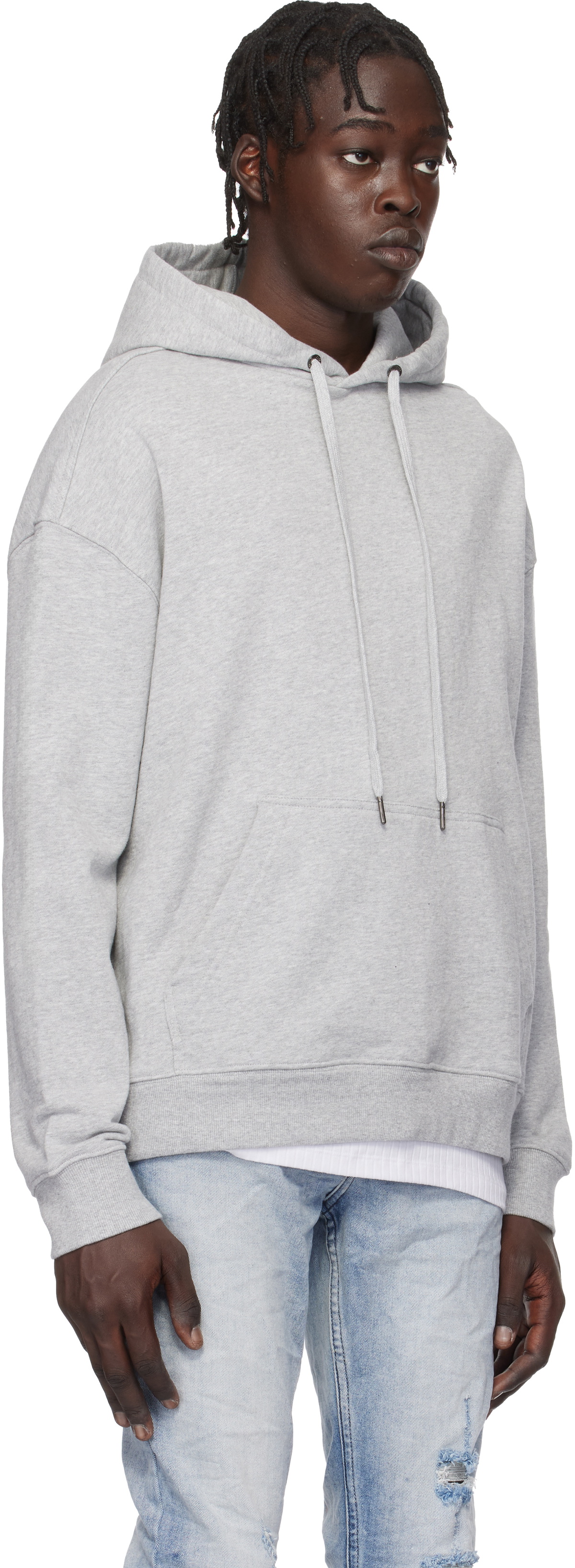 Ksubi Gray 4 X 4 Biggie Hoodie