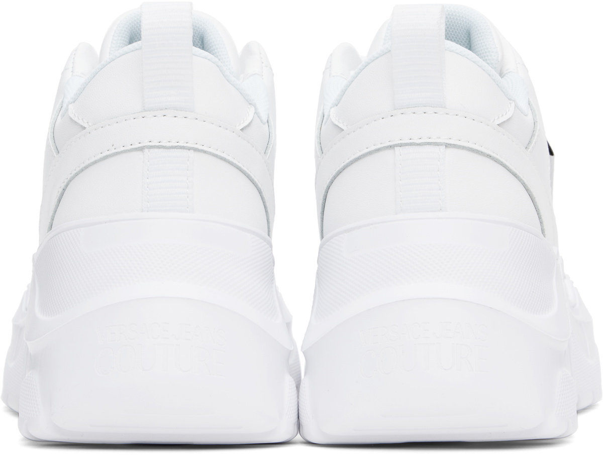 Versace Jeans Couture White Speedtrack Sneakers