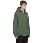 Comme des Garcons Homme Khaki Garment-Dyed Hoodie