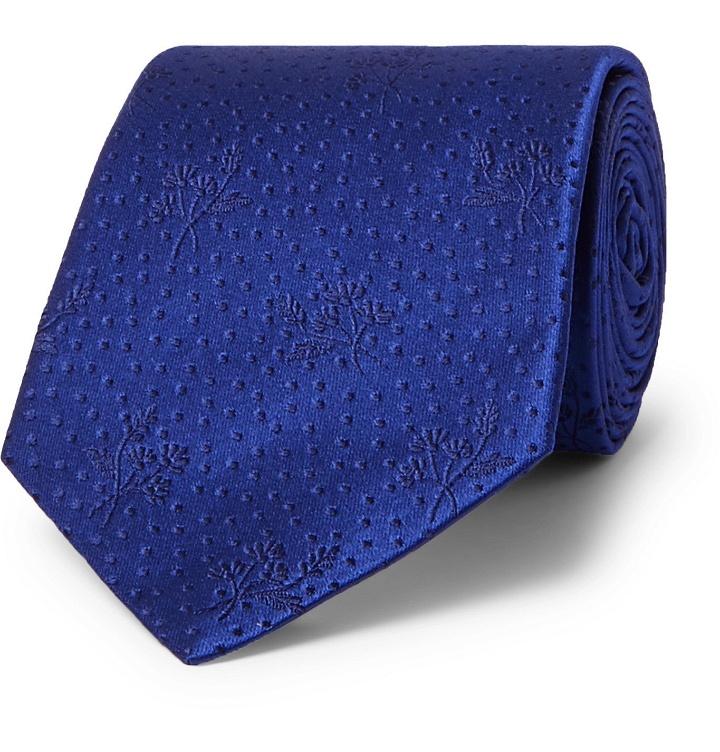 Photo: PAUL SMITH - 10cm Silk-Jacquard Tie - Blue