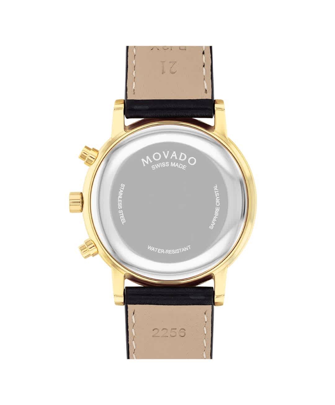 Movado Museum Classic Chronograph Quartz White Dial Mens Watch 0607888