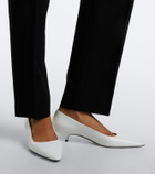 The Row Liisa leather pumps