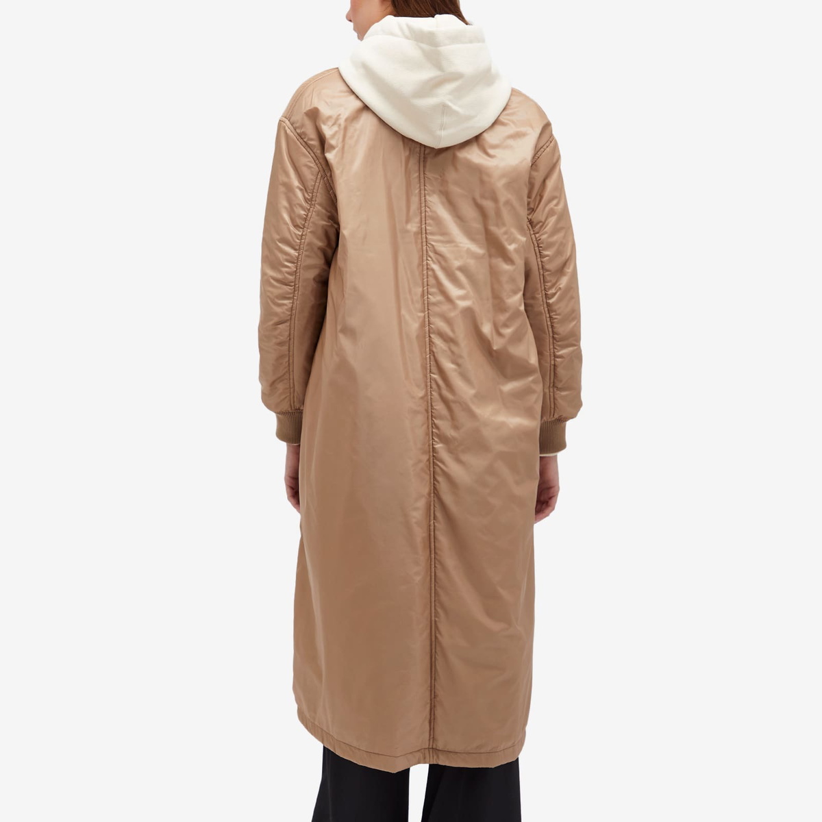 Max Mara Women's Longline Bomber Jacket in Camel