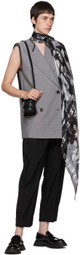 Alexander McQueen Gray Wool Vest
