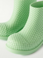 Bottega Veneta - Fireman Intrecciato Rubber Boots - Green