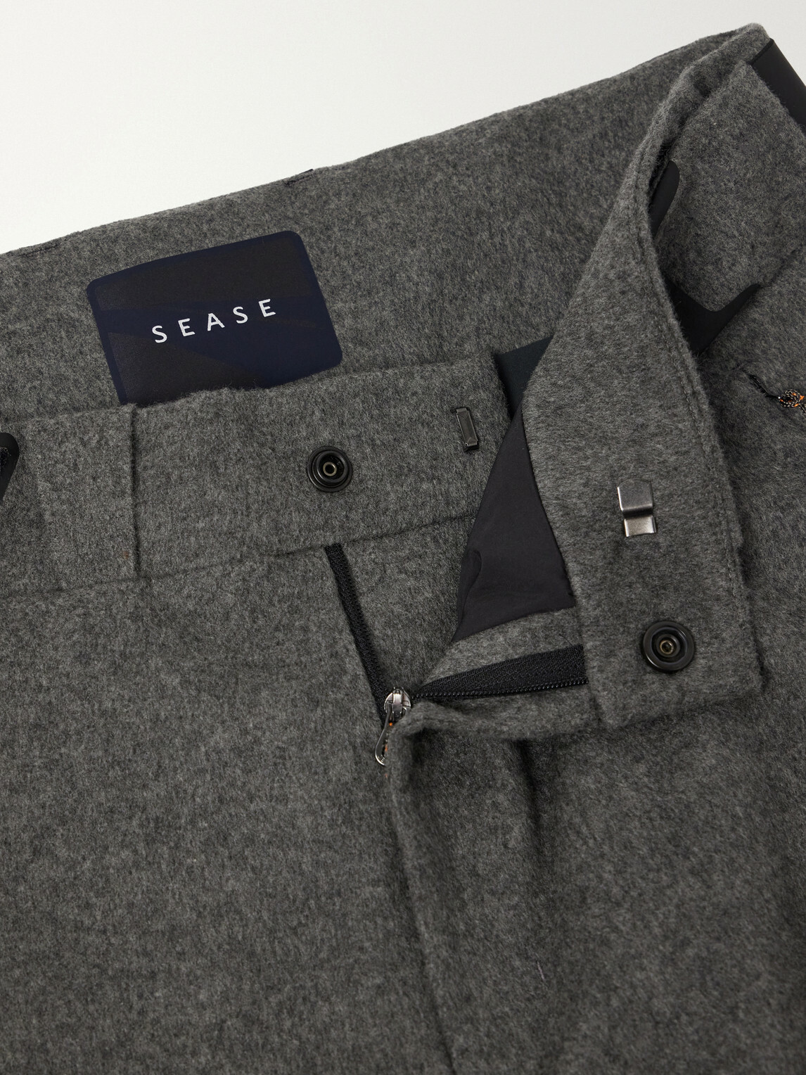SEASE - Indren Layered Cashmere Padded Ski Pants - Gray